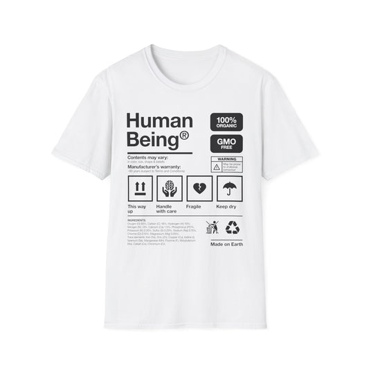 Human Being | Front | Unisex Softstyle T-Shirt